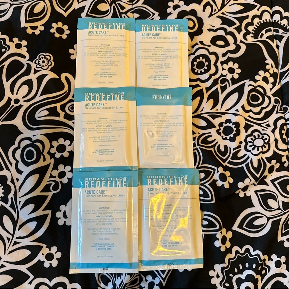 Rodan Fields Acute Care Skincare expression lines -6 strips
